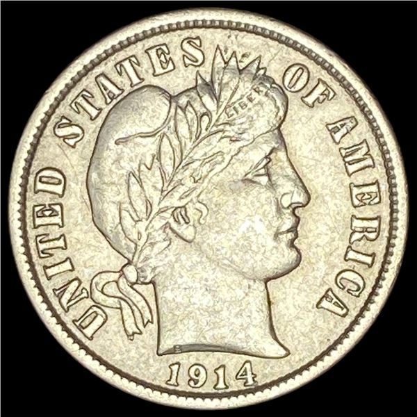 1914-D Silver Barber Dime UNCIRCULATED