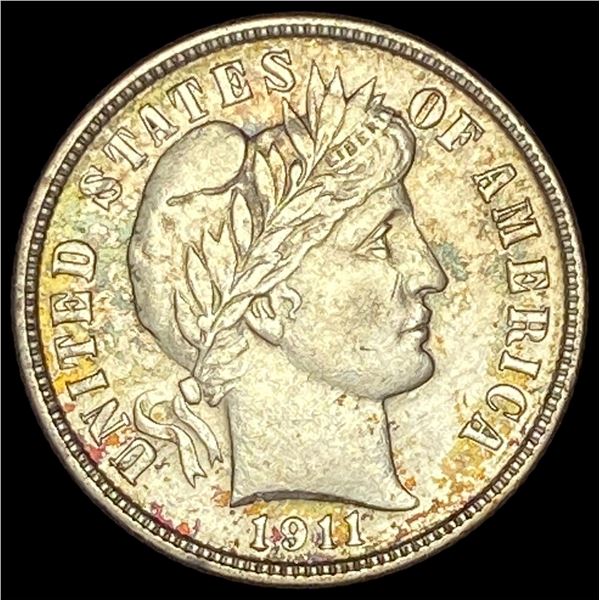 1911-D Silver Barber Dime UNCIRCULATED