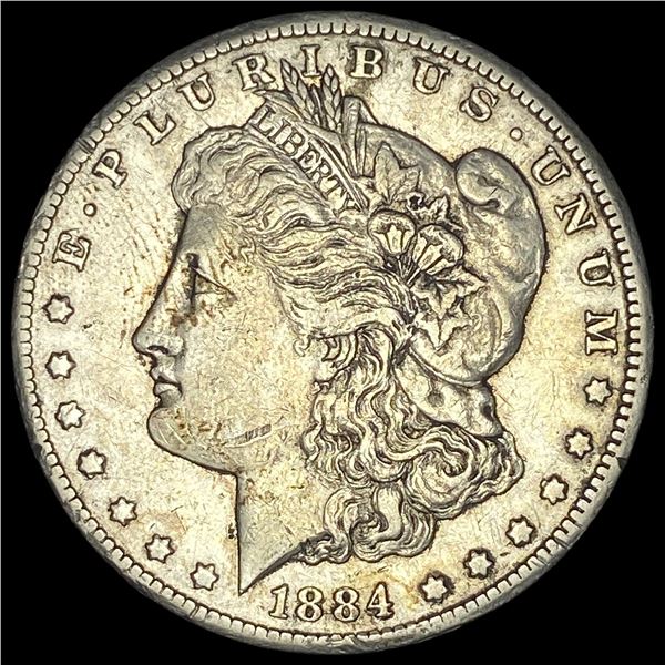 1884-CC Silver Morgan Dollar NEARLY UNCIRCULATED