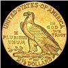 Image 2 : 1910 Indian Head $2.50 Gold Quarter Eagle CLOSELY UNCIRCULATED
