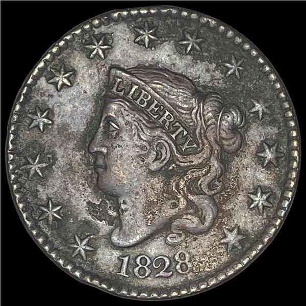 1828 Coronet Head Large Cent NEARLY UNCIRCULATED