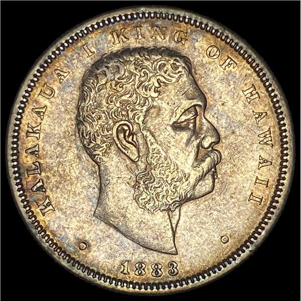 1883 Hawaii Silver Half Dollar UNCIRCULATED