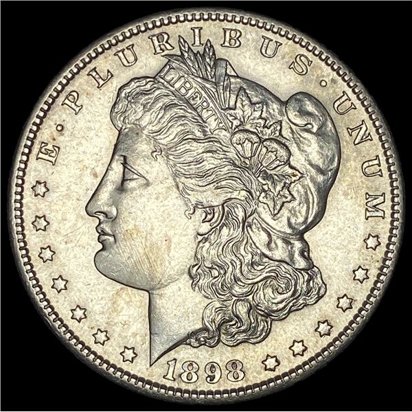 1898-S Silver Morgan Dollar CHOICE AU