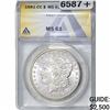 Image 1 : 1881-CC Morgan Silver Dollar ANACS MS61