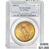 Image 1 : 1908-D $20 Gold Double Eagle PCGS MS65 NO MOTTO