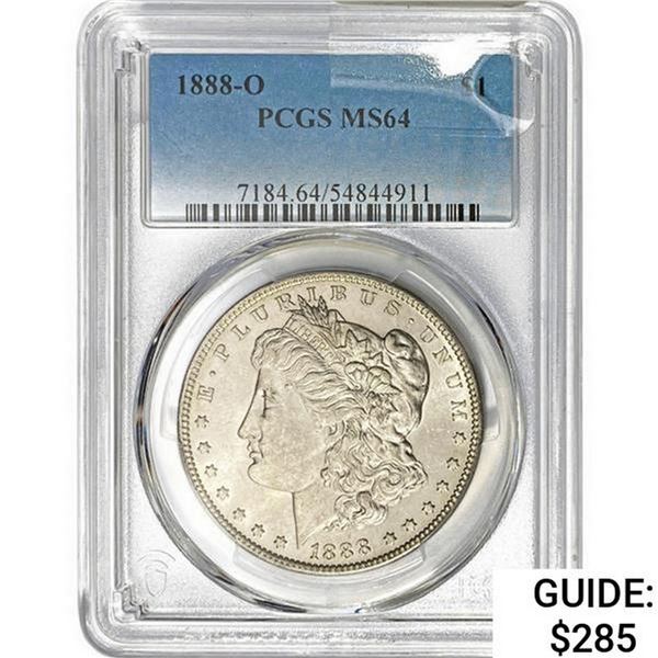1888-O Morgan Silver Dollar PCGS MS64