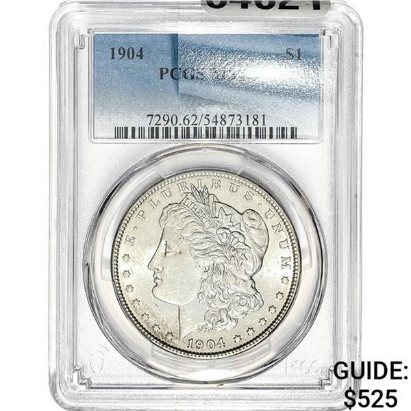 1904 Morgan Silver Dollar PCGS MS62