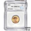 2001 Lincoln Memorial Cent ICG MS65 RD