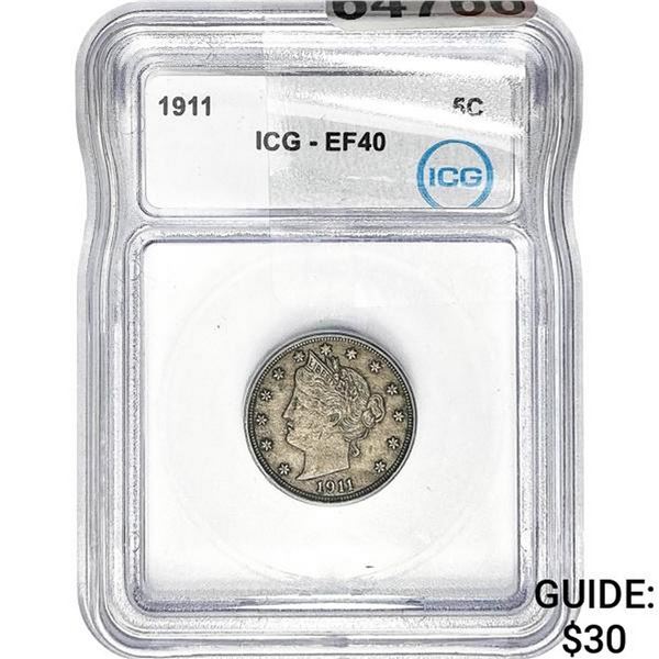 1911 Liberty Victory Nickel ICG EF40