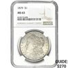 Image 1 : 1879 Morgan Silver Dollar NGC MS63