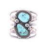 Image 1 : Old Pawn Navajo Sleeping Beauty Turquoise Cuff