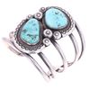 Image 5 : Old Pawn Navajo Sleeping Beauty Turquoise Cuff