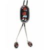 Image 1 : Zuni Bev Etsate Multi Stone Inlay Kachina Bolo Tie