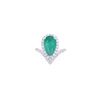 Image 1 : GIA 3.03ct Emerald VS2 Diamond & Platinum Ring
