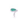Image 5 : GIA 3.03ct Emerald VS2 Diamond & Platinum Ring