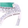 Image 6 : GIA 3.03ct Emerald VS2 Diamond & Platinum Ring
