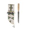 Image 2 : Ca. 1910-1930's Sioux Beaded Sheath & Knife