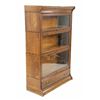 Image 2 : Ca. 1900-1910 Arts & Crafts Oak Barrister Bookcase