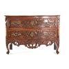 Image 1 : 18th C. French Provincial Louis XV Walnut Commode