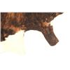 Image 10 : Dark Brindle Tri Color Brown Premium Cowhide