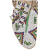 Image 3 : 19th C. Sioux Bifurcated Beaded Buffalo Moccasins