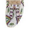 Image 5 : 19th C. Sioux Bifurcated Beaded Buffalo Moccasins
