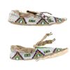 Image 7 : 19th C. Sioux Bifurcated Beaded Buffalo Moccasins