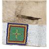 Image 11 : Ca. 1870 Sioux Beaded Buffalo Hide Saddle Blanket