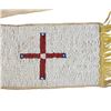Image 20 : Ca. 1870 Sioux Beaded Buffalo Hide Saddle Blanket