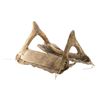 Image 2 : Ca. 1860 Comanche Bone & Wood Rawhide Saddle