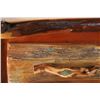 Image 5 : Live Edge Burl Wood & Turquoise Inlay Night Stand