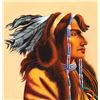 Image 7 : Mandan Warrior Original Oil by John David Chapman