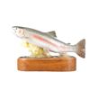 Image 6 : Michael Scott Hand Carved Jumping Rainbow Trout