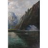 Image 5 : C. 1900's Callaheide "Fisherman Lake" Oil Painting