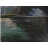 Image 8 : C. 1900's Callaheide "Fisherman Lake" Oil Painting