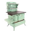Image 1 : C. 1890-1910 Quaker Grand Enamel Cast Iron Stove