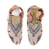 Image 1 : 19th C. Northern Cheyenne Beaded Men's Moccasins