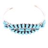 Image 1 : A Beautiful Navajo Petit Point Turquoise Bracelet