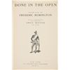 Image 5 : Rare "Done in the Open" Frederic Remington 1902