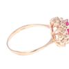 Image 5 : 1.44ct Ruby & VS2 Diamond 14k Yellow Gold Ring