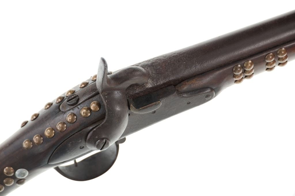 1840 Development Springifeld Rare Sioux Tacked Springfield 1840 Rifled Musket