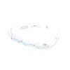 Image 7 : Navajo Inlaid Fire Opal Sterling Silver Bracelet