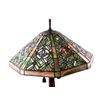 Image 1 : Quoizel Antique Style Stained Glass Lamp
