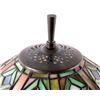 Image 3 : Quoizel Antique Style Stained Glass Lamp