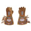 Image 1 : Ca. 1930's Cree Beaded Canadian Royal Crown Gloves