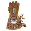 Image 5 : Ca. 1930's Cree Beaded Canadian Royal Crown Gloves