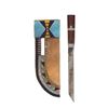 Image 2 : Crow Apsaalooke Beaded Belt Sheath & Inlaid Knife