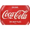 Image 2 : Ca. 1950's Drink Coca-Cola Button Metal Sign