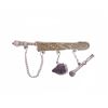 Image 2 : Antique Argentina Gaucho Silver Knife Charm Pin
