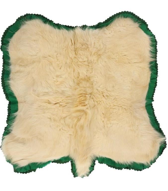Montana Rocky Mountain Goat Felt Taxidermy Rug